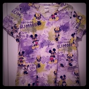 Disney scrub top